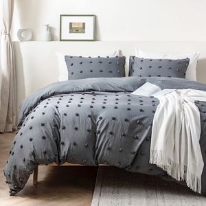 Duvet Tuffed Yackard Gris Sencillo