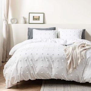 Duvet Tuffed Yackard Blanco Sencillo