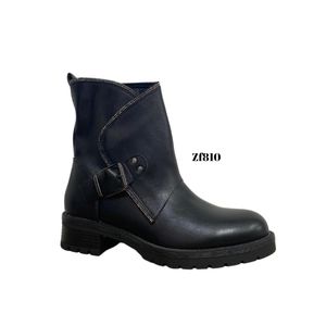 Calzado Incanta shoes Botín Negro Apliques Tacón Zf810