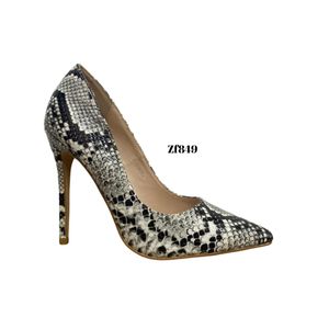 Calzado Incanta shoes Stiletto Textura Gris Tacón Zf849