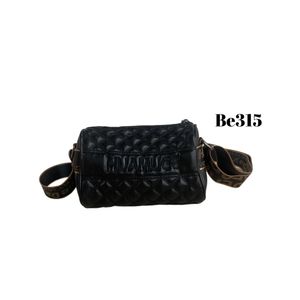 Bolso Incanta shoes Bolso Textura Negro Apliques Be315