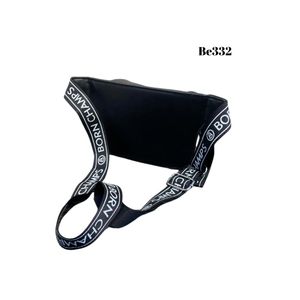 Bolso Incanta shoes Riñonera Negro Detalles Be332