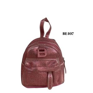 Morral Rosa Apliques Fucsia Brillantes