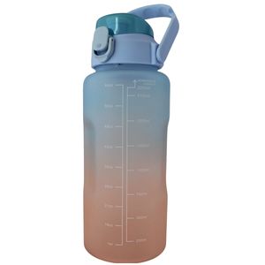 Termo Botella Para Bebidas Frias o Calientes De Colores Con sticker 2 Litros