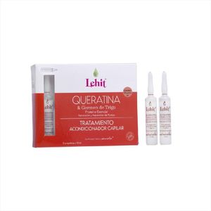 Lehit Queratina Y Germen De Trigo 12 Ampolletas 13ml