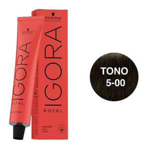 Tinte Igora Royal 5-00 Castaño Claro Natural Intenso