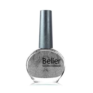 ESMALTE GLITTER PLATA X 13ml