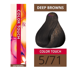 Tinte Color Touch 5-71 Castaño Claro Marron Ceniza