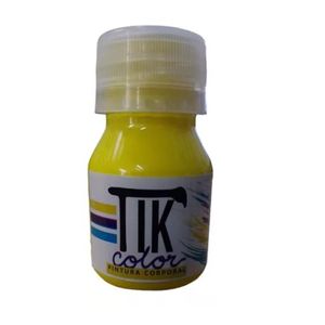 Tik Color Pintura Corporal Amarillo Fluorescente 30ml