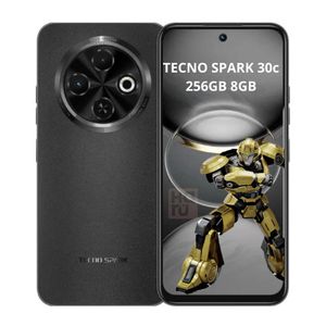 Celular Tecno Spark 30c Transformers 8+256GB Negro