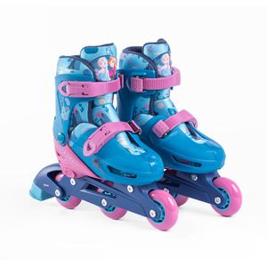 Patines Infantiles 2 En 1 3Ruedas Talla 27-30 Azul - Frozen