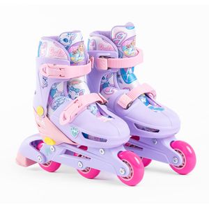 Patines Infantiles 2 En 1 3Ruedas Talla 27-30 Lila - Barbie