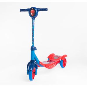 Patineta Scooter Kids Light 3Ruedas Azul Rojo - Spiderman