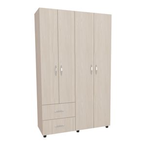 Closet Barilo 2 Cajones 200X120X45 RTA Niebla Blanco