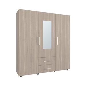 Closet Grayson Espejo 200X180X49 RTA Bardolino Blanco
