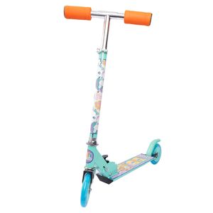 Patineta Scooter Folding Junior 2Ruedas Azul Celeste - Barbie