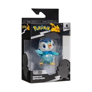 Figura De Accion Deluxe Piplup 7Cm Color Metalico - Pokemon