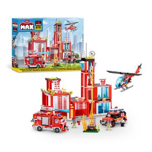 Bloques De Construccion City Estacion De Bomberos 976Piezas - Max