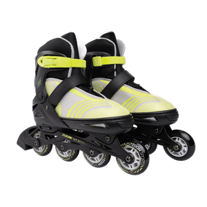 Patines En LInea Electric V2 Chasis Aluminio TallaL Ajustable38-41 4Ruedas Negro Limon - Zoom