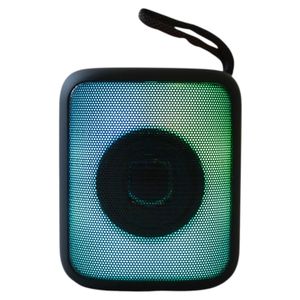 Parlante Portatil Con Luz Led Y Soporte Para Celular