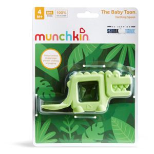 Cuchara Y Mordedor Para Bebe Cocodrilo Verde Munchkin