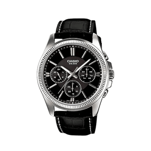 Reloj Casio de cuero para Hombre MTP-1375L-1A