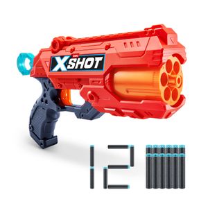 Lanzadardos Xshot Reflex Tambor De 6 Dardos Mas 12 Dardos