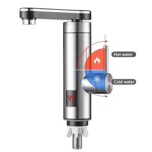 Calentadora De Agua Llave Giratoria Con Pantalla Digital