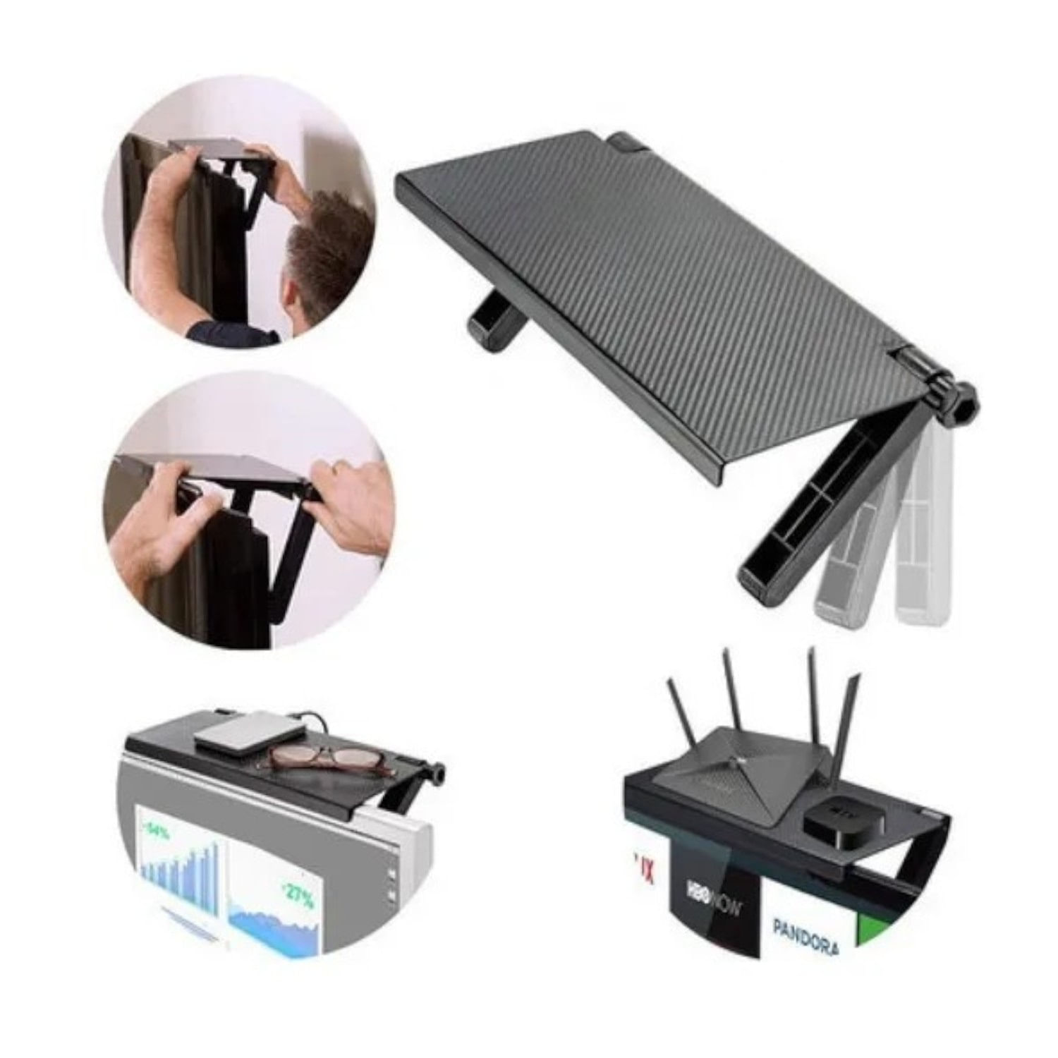 Soporte Plegable Para Tv O Monitor Ideal Para Router - Dekosas